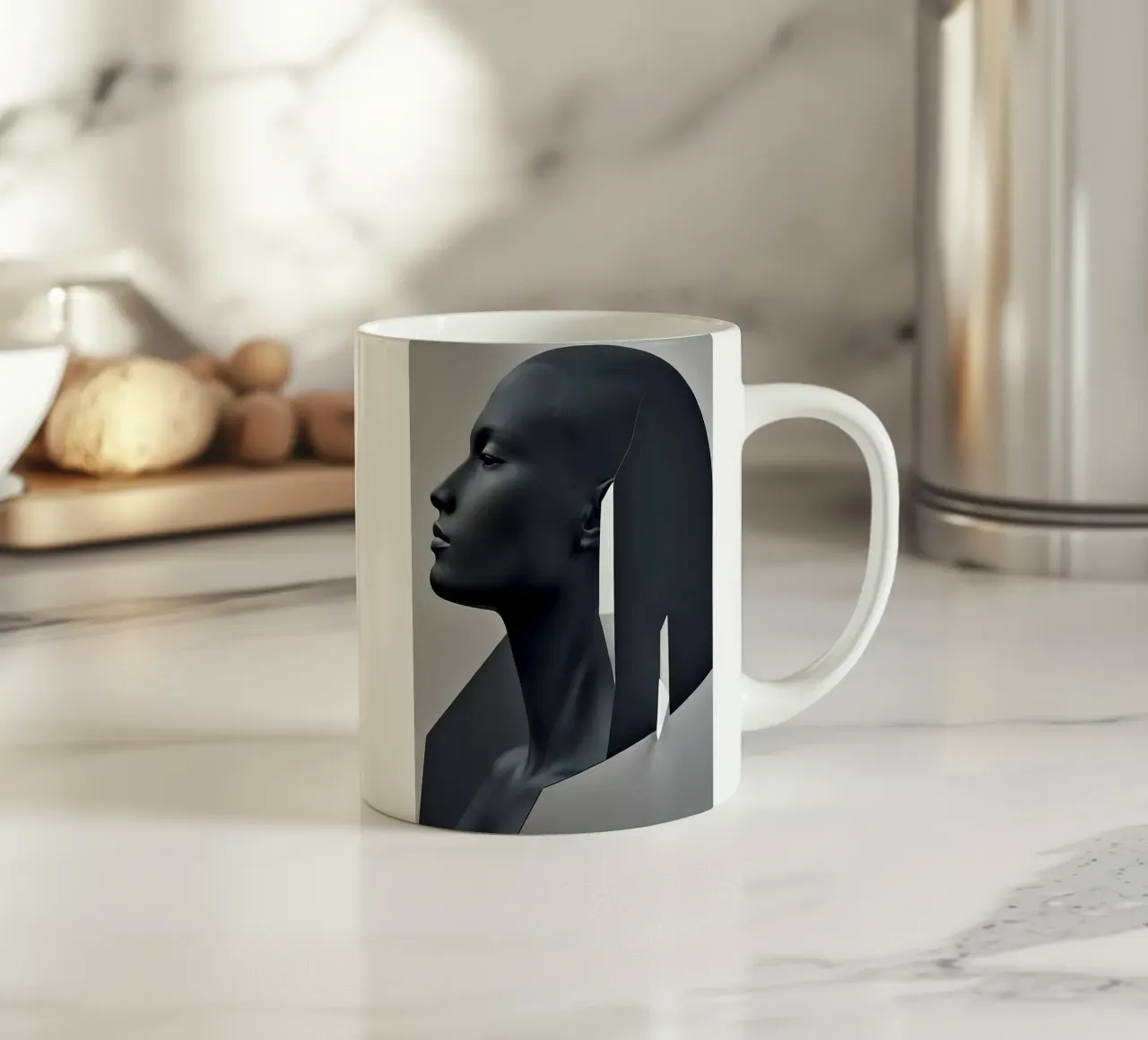 Abstrakt Statue tazza in ceramica da kosinsart.gallery