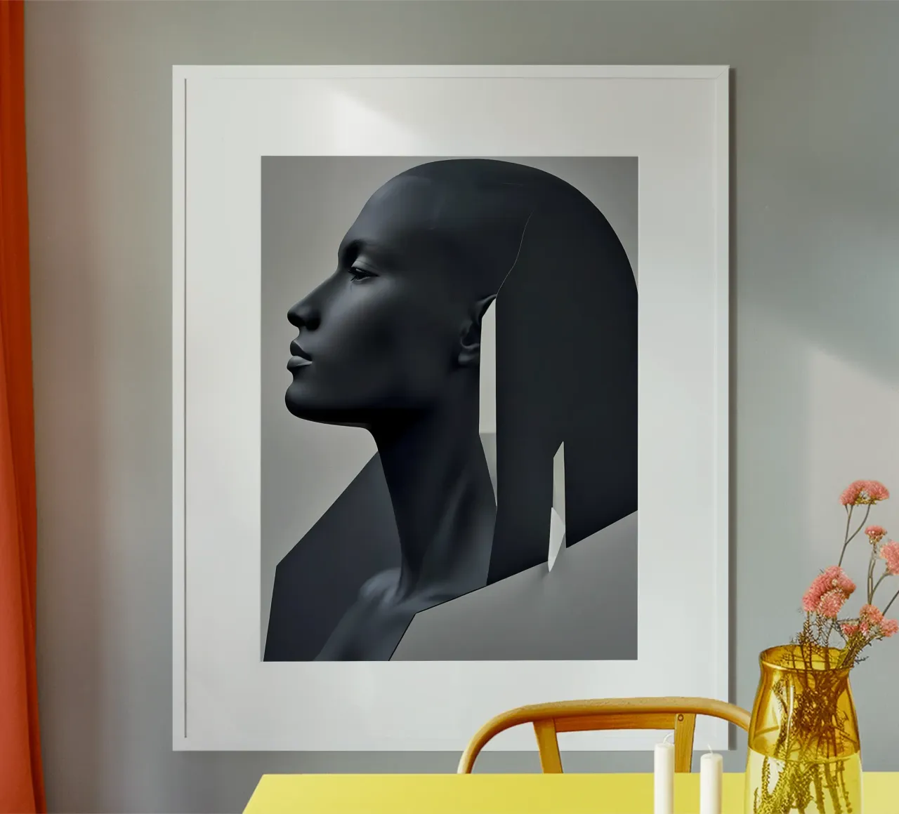 Abstrakt Statue poster da kosinsart.gallery