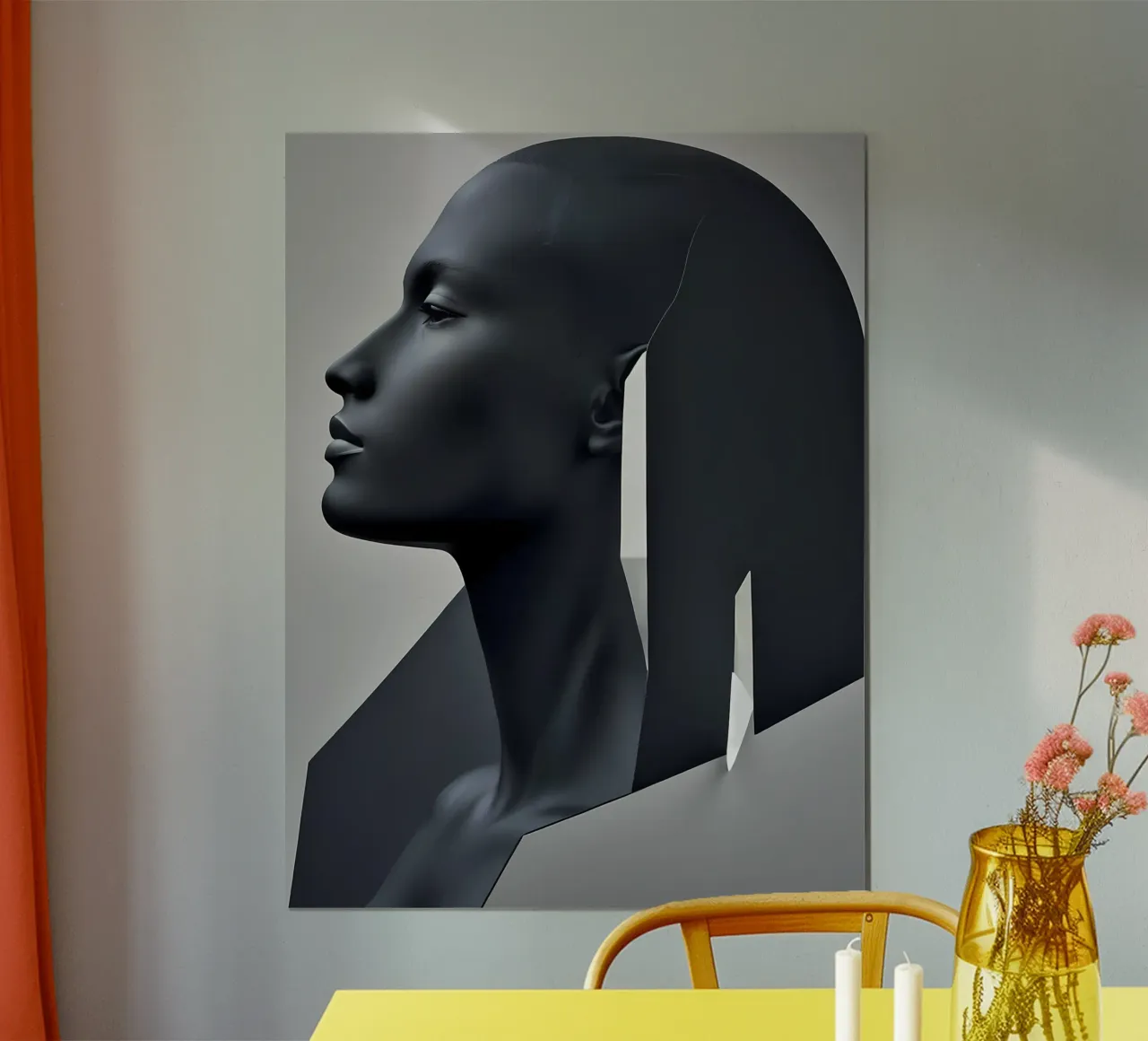 Abstrakt Statue carta hahnemühle da kosinsart.gallery