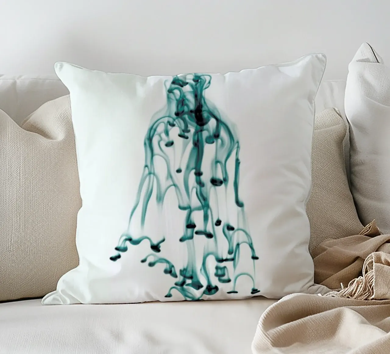 Abstract Movement - The Tree cuscino da Studio Nahili