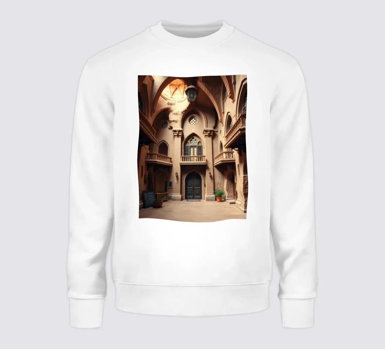 Beauté architecturale d'une ancienne cour sweat de DesignDoodle