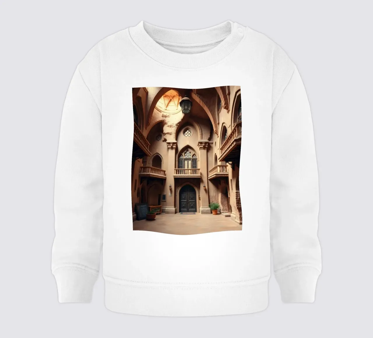 Beauté architecturale d'une ancienne cour sweat pour bébé de DesignDoodle