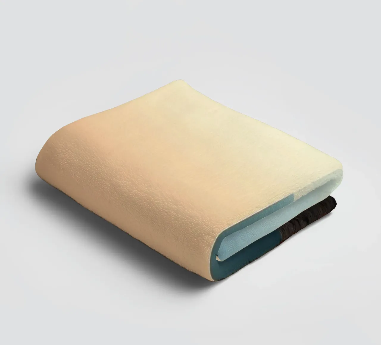 Transition between two worlds while hiking a mountain at sun towel by DesignDoodle