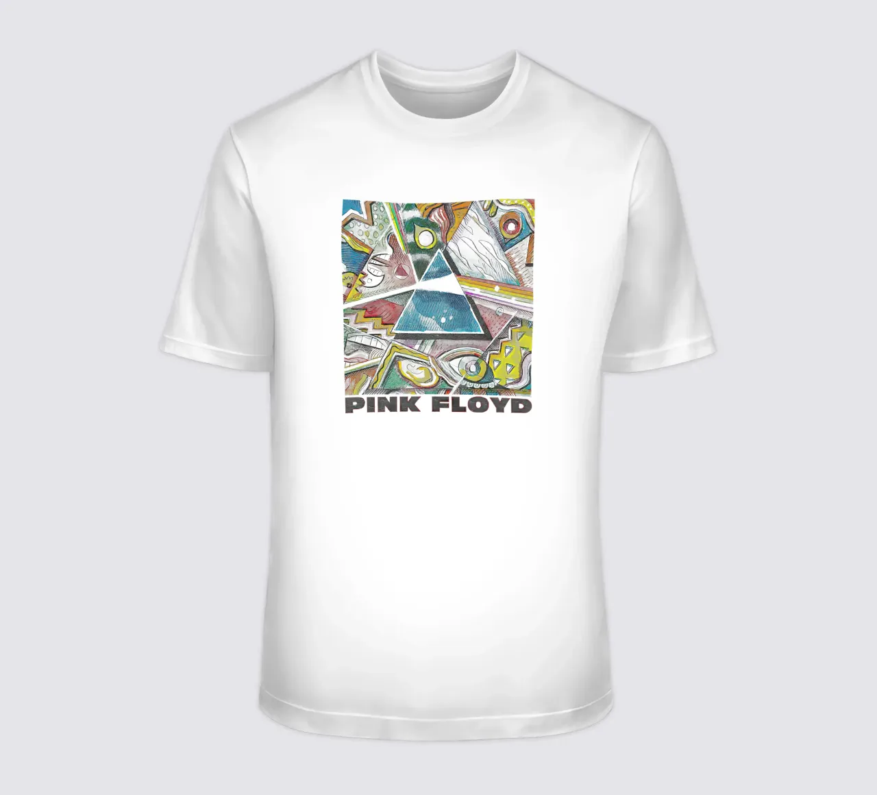 Pink Floyd Picasso Prism t-shirt by Curtistore