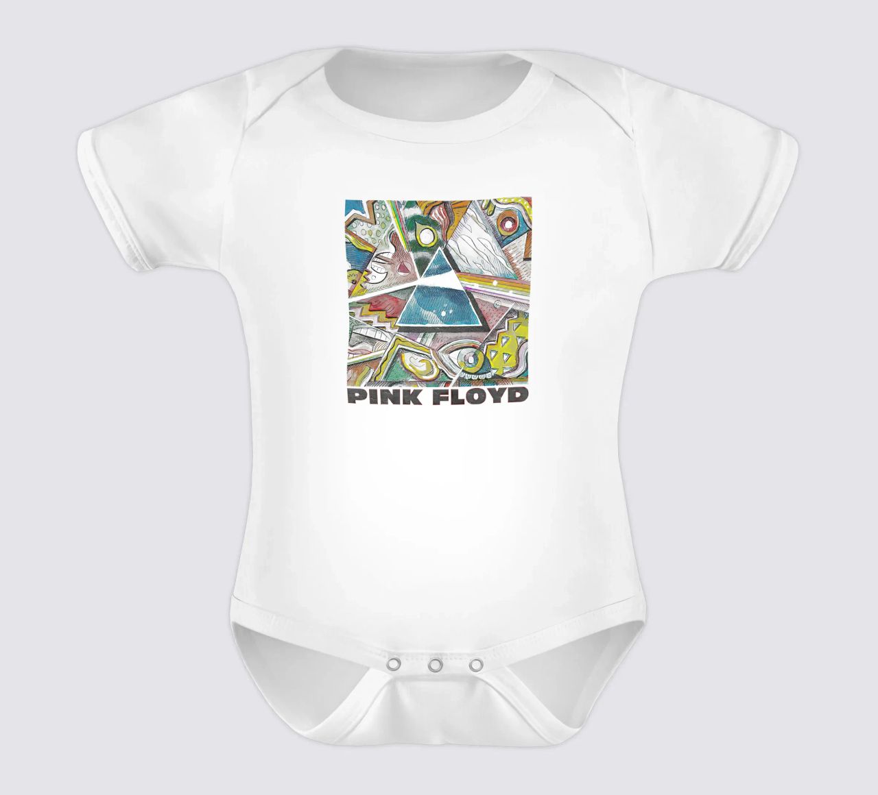Pink Floyd Picasso Prisma body de bebé de Curtistore