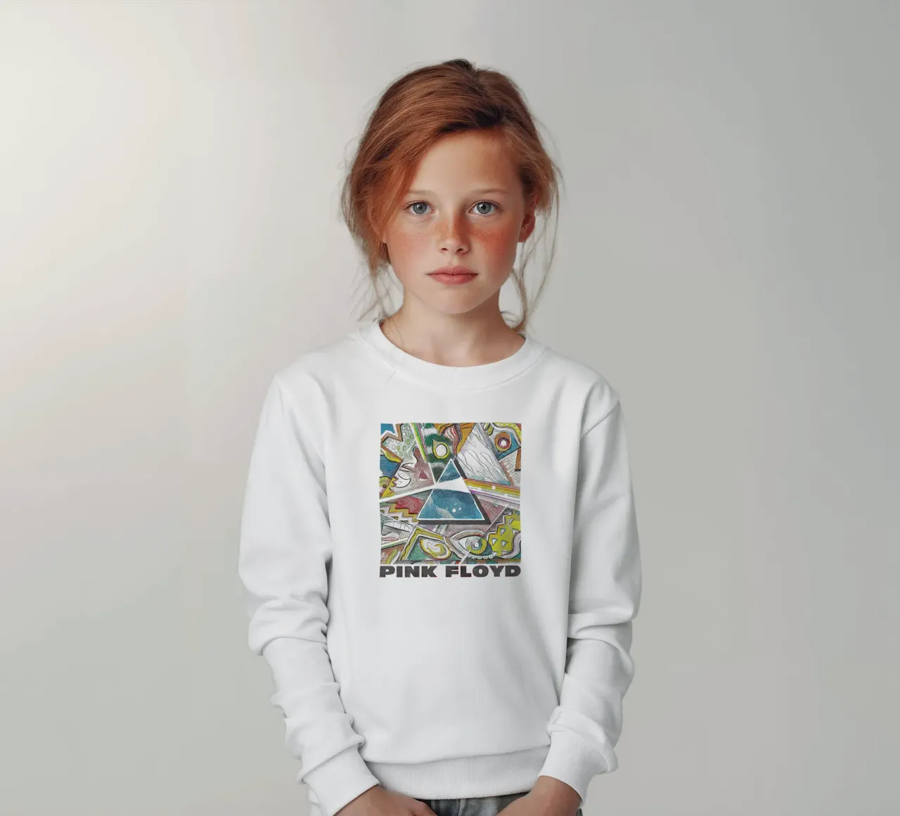 Pink Floyd Picasso Prism felpa bambino da Curtistore