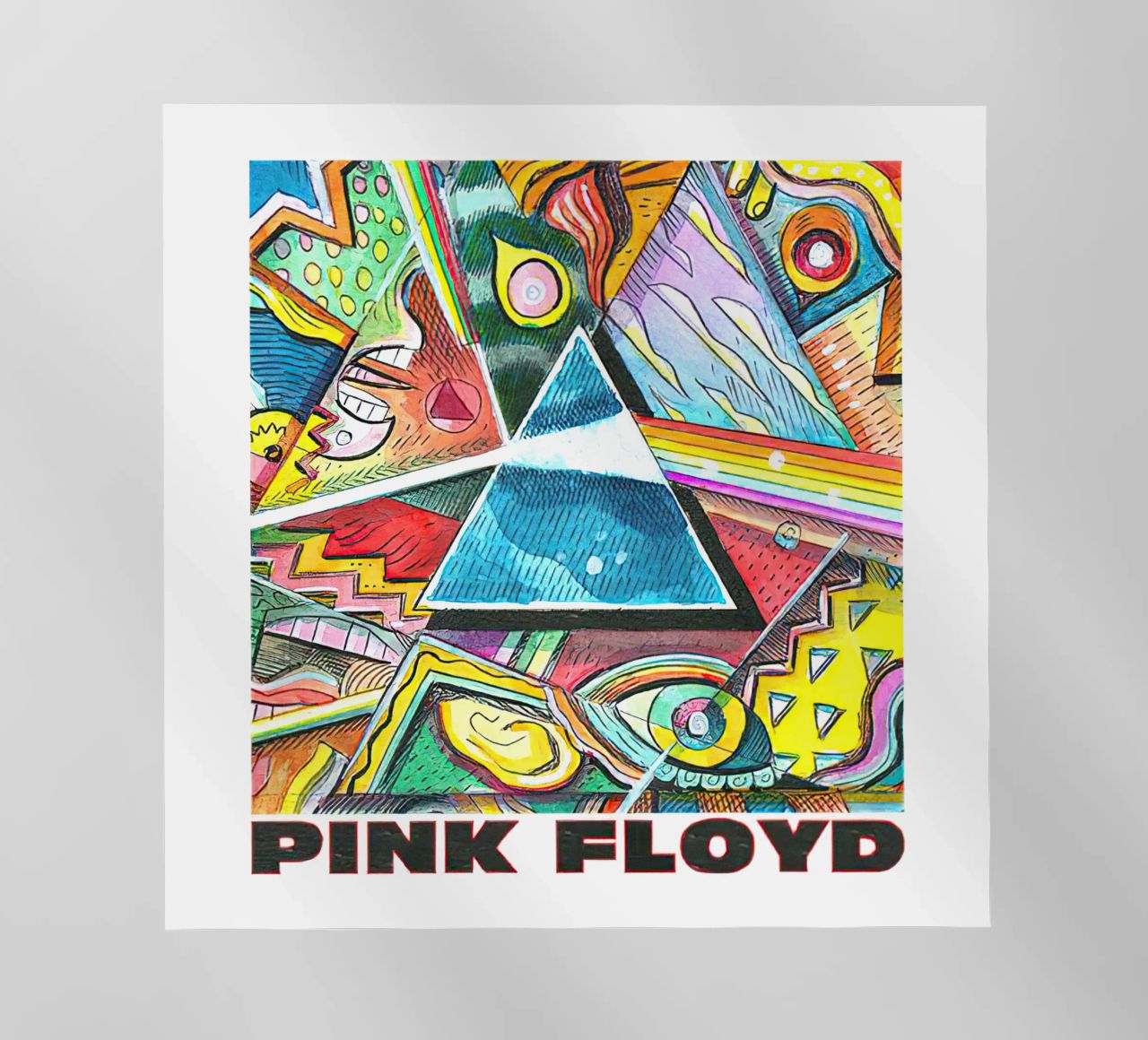 Pink Floyd Picasso Prisma lámina retroiluminada de Curtistore