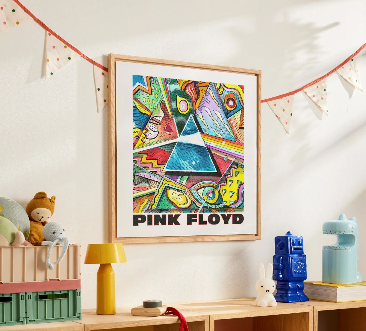 Pink Floyd Picasso Prisma metacrilato de Curtistore