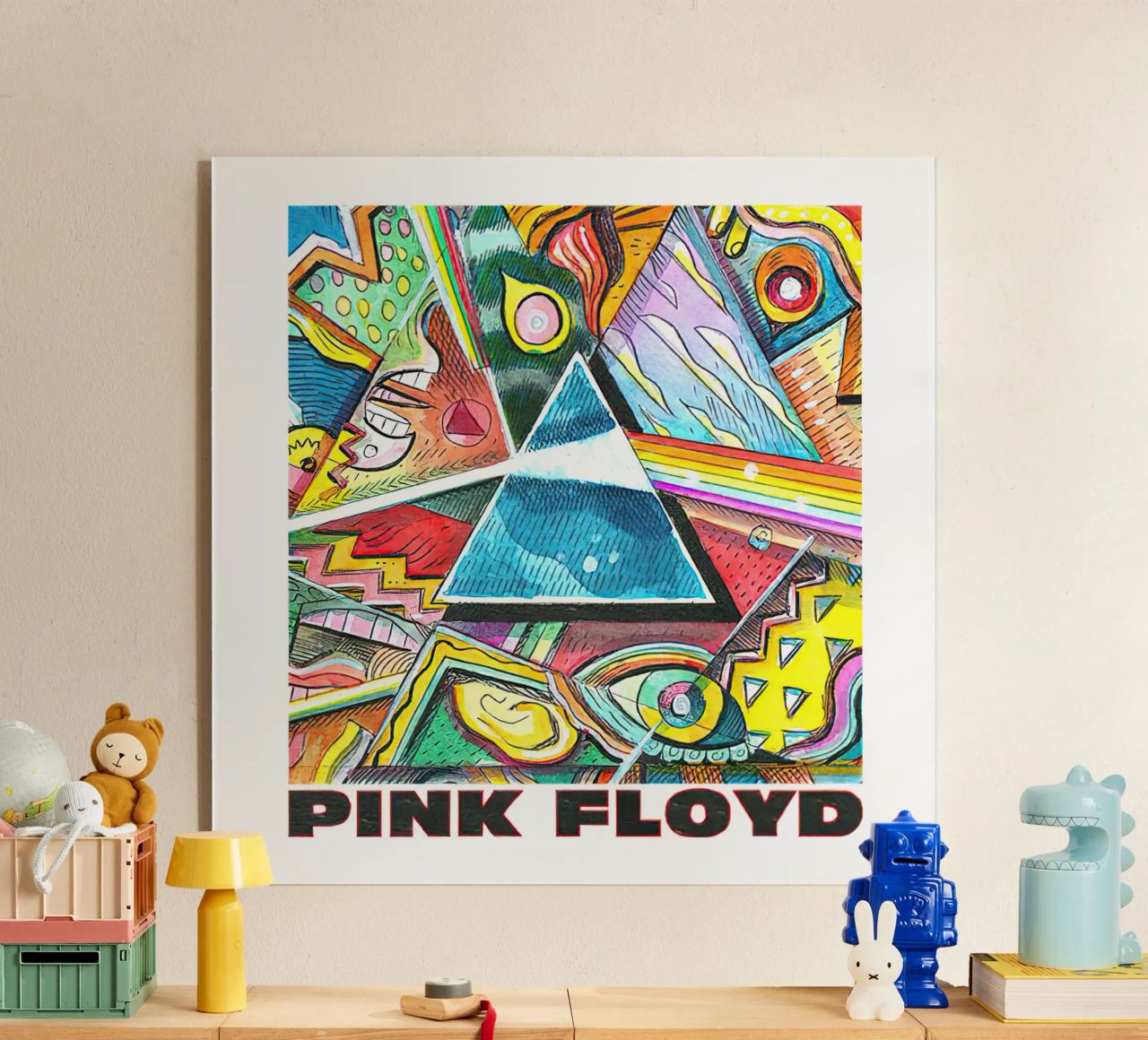 Pink Floyd Picasso Prisma metacrilato de Curtistore