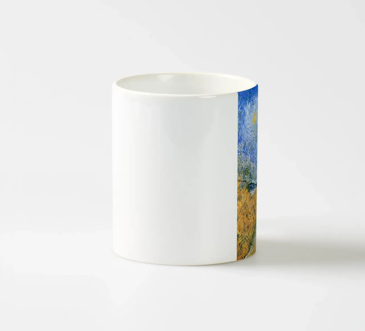 Vincent van Gogh - Strada con cipresso e stella (1890) tazza in ceramica da Venus Art