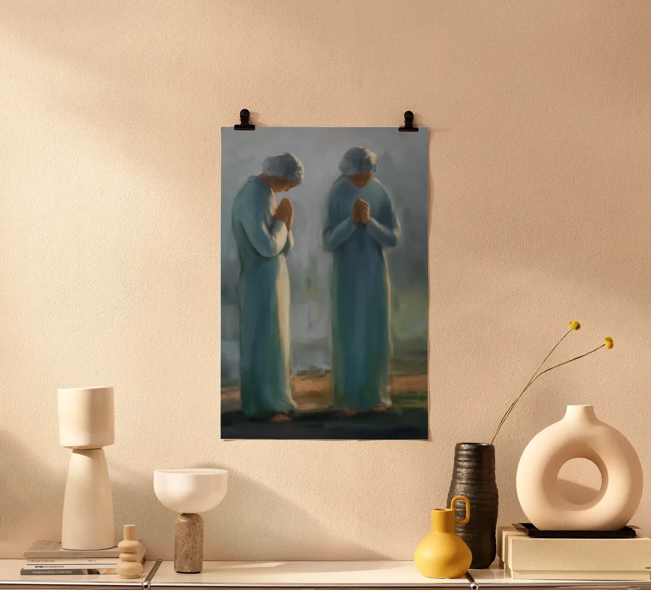 Preghiera sacra e silenziosa poster da Solestice Strokes