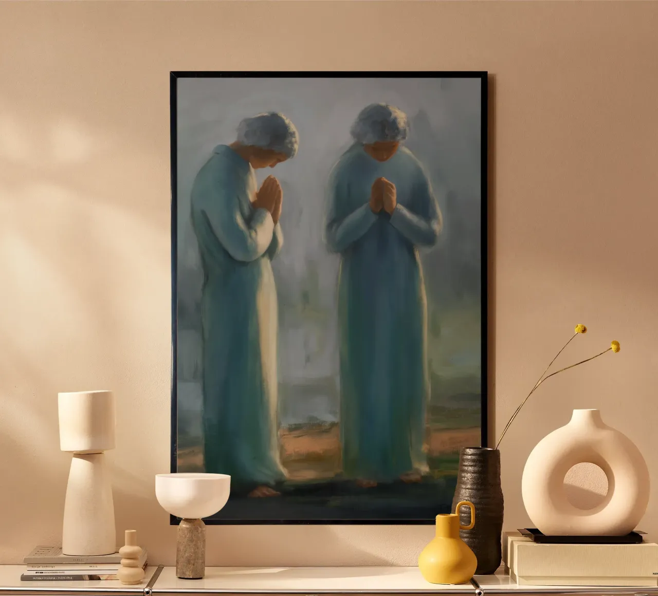 Preghiera sacra e silenziosa poster da Solestice Strokes