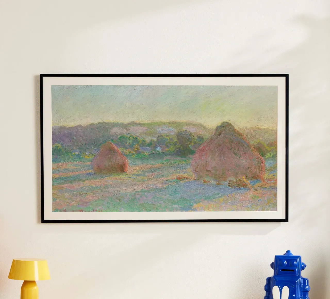 Stacks of Wheat, End of Summer (1890–1891) by Claude Monet. poster by Monet Art Prints