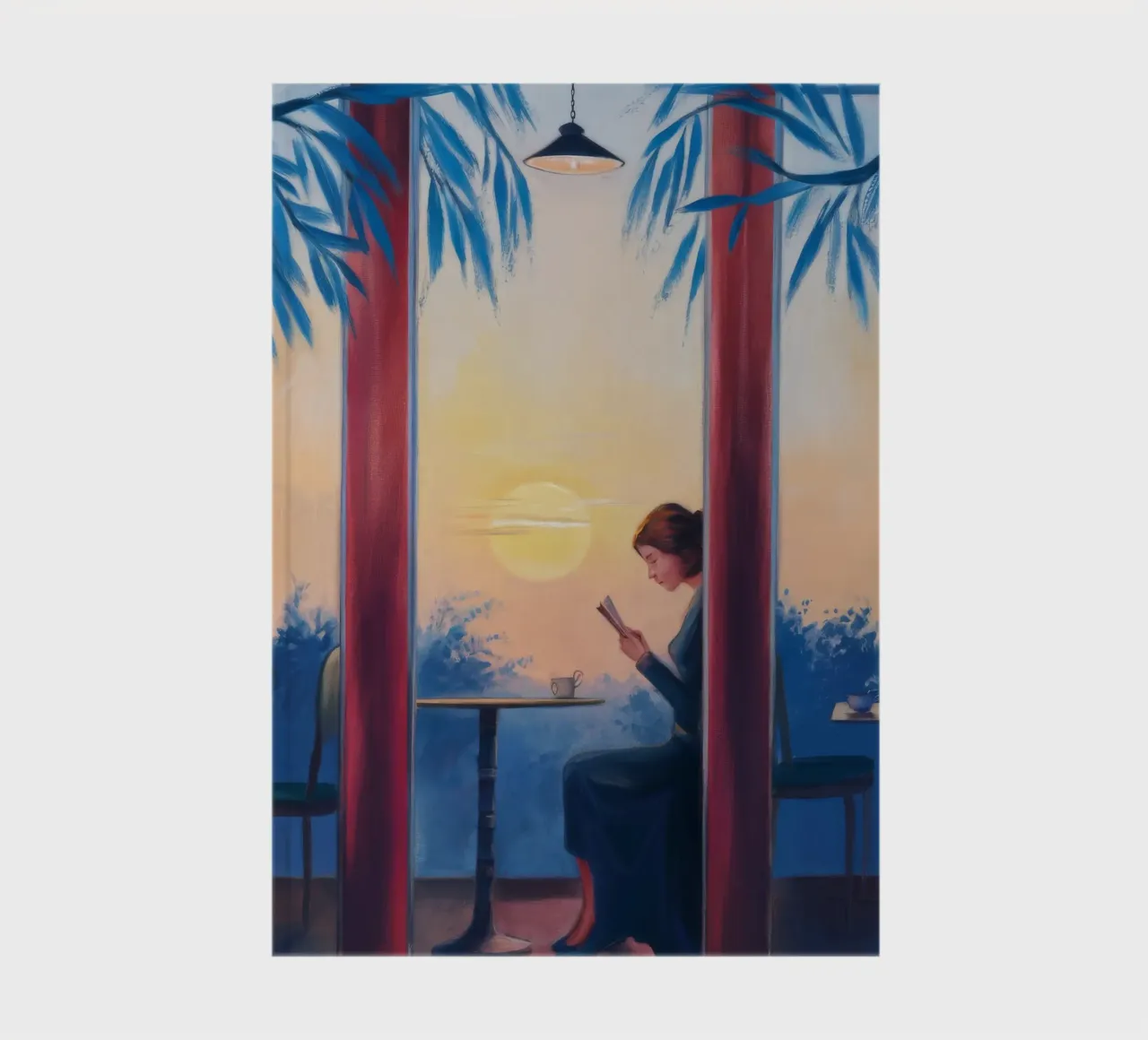 Evening Solitude Glow notebook by Solestice Strokes