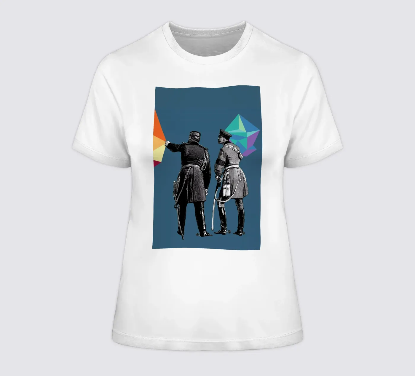 Blue Pointers t-shirt da donna da The Gently Unfurling Sneak