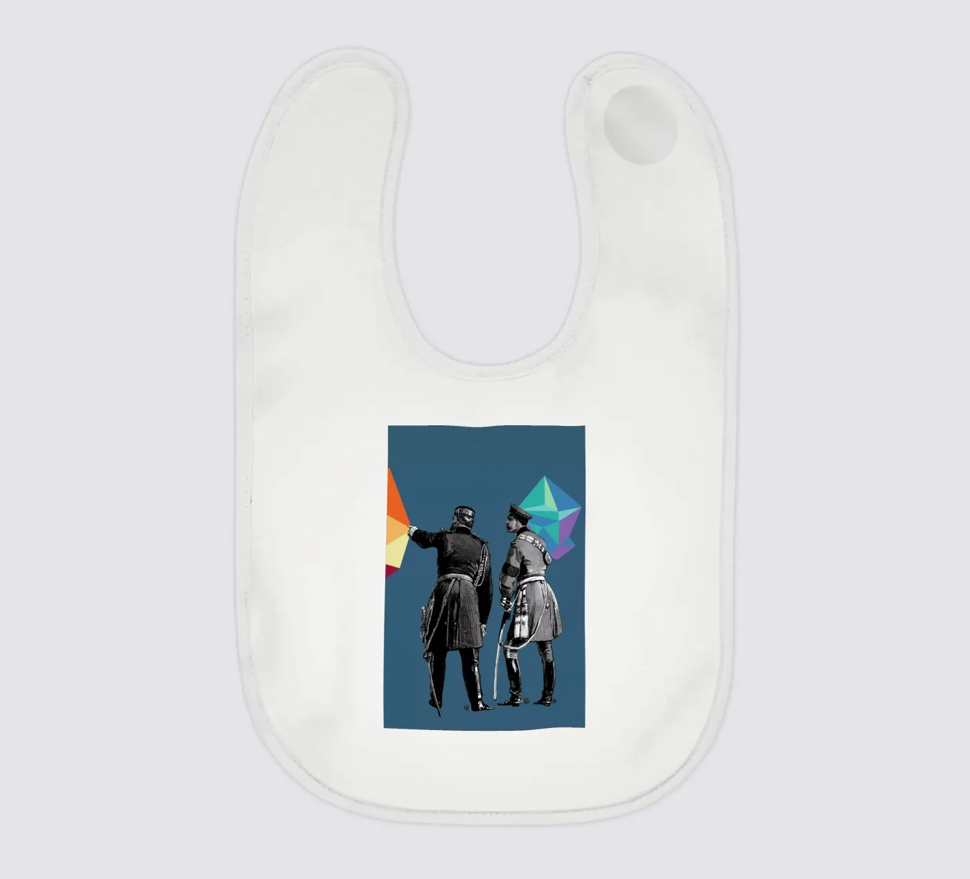 Blue Pointers Babylätzchen von The Gently Unfurling Sneak