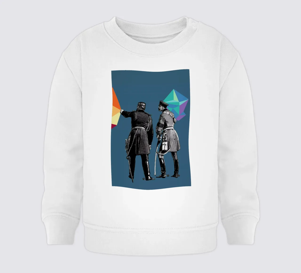 Blue Pointers felpa neonato da The Gently Unfurling Sneak