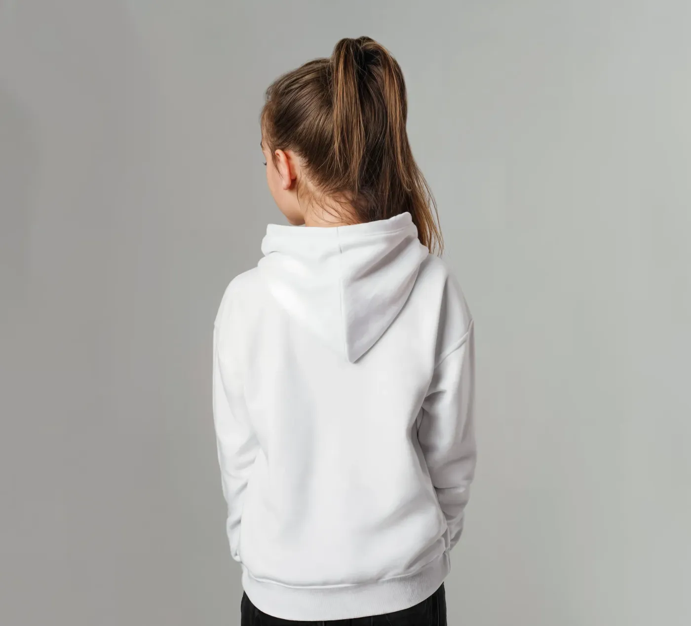 Blue Pointers kinder hoodie van The Gently Unfurling Sneak