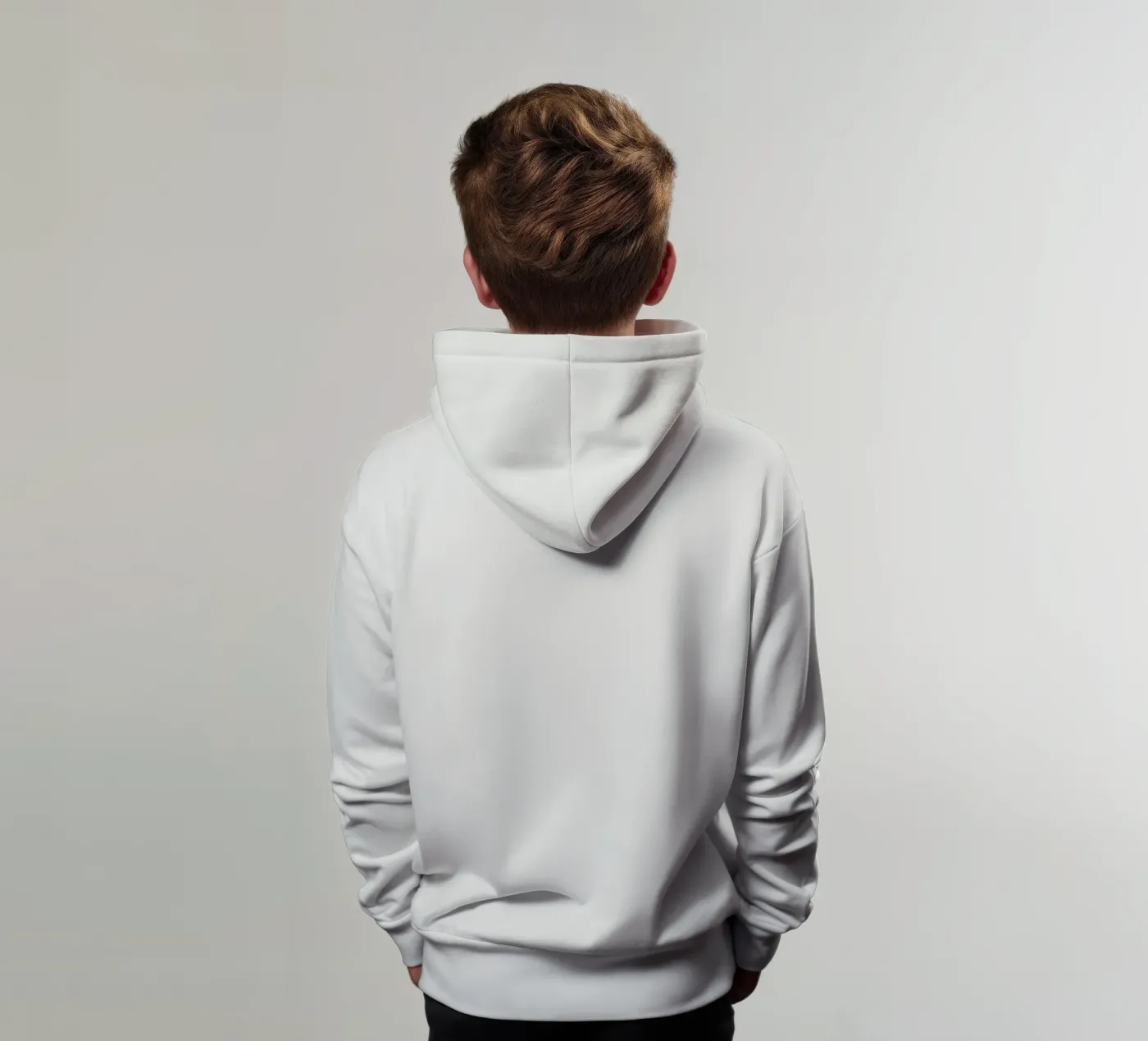 Blue Pointers kinder hoodie van The Gently Unfurling Sneak
