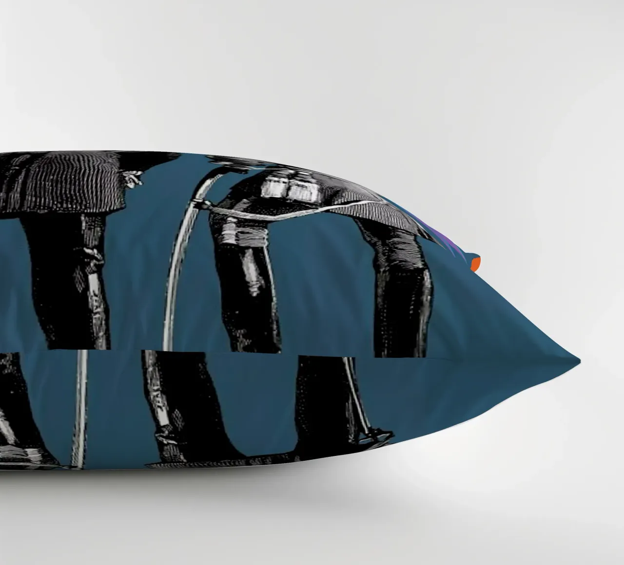 Blue Pointers cuscino da The Gently Unfurling Sneak