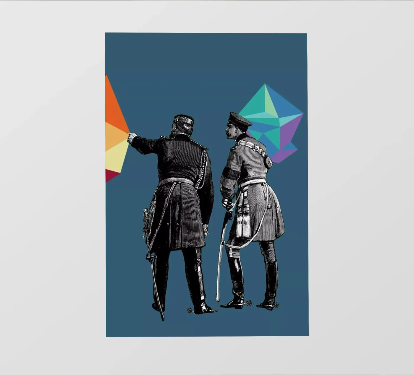 Blue Pointers PVC Plane von The Gently Unfurling Sneak