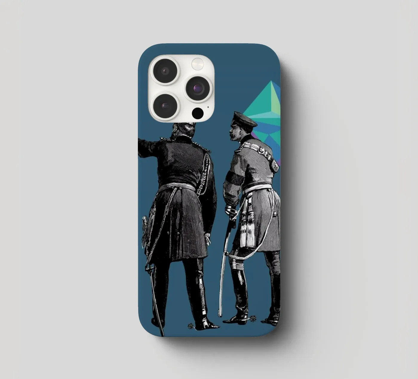 Blue Pointers iphone case by The Gently Unfurling Sneak
