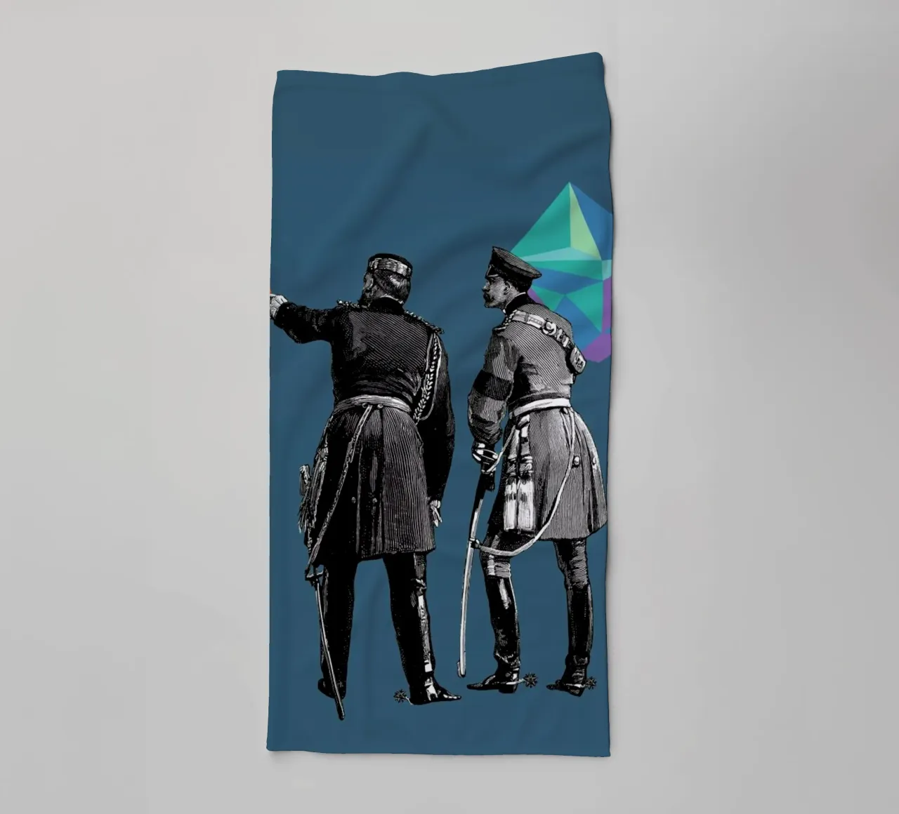 Blue Pointers asciugamano da bagno da The Gently Unfurling Sneak