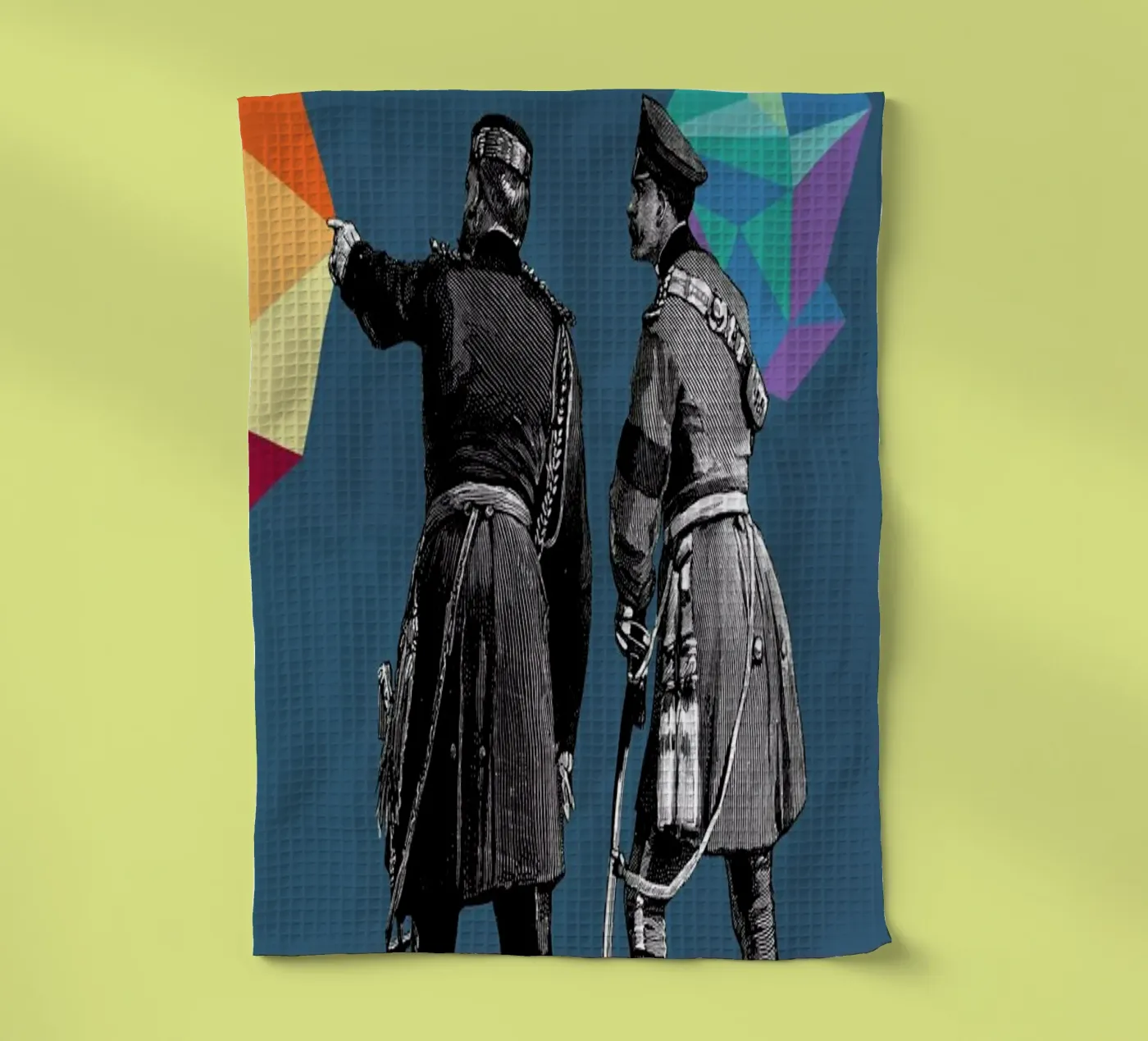 Blue Pointers torchon de The Gently Unfurling Sneak