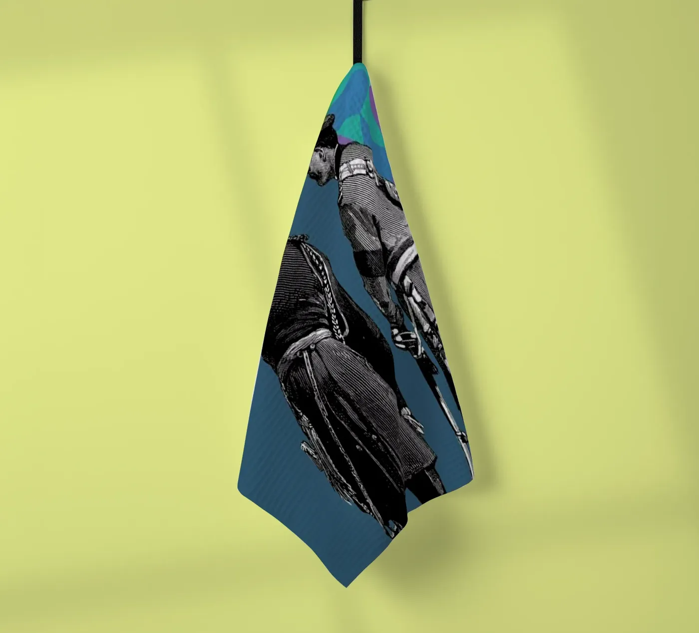 Blue Pointers Geschirrtuch von The Gently Unfurling Sneak