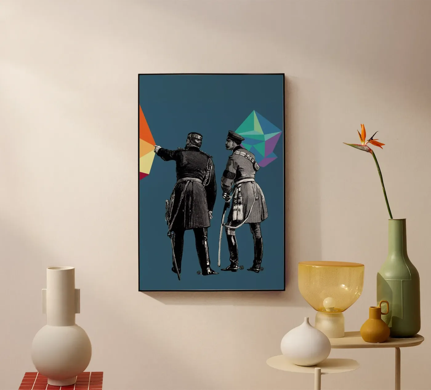 Blue Pointers Acryl-Glas von The Gently Unfurling Sneak