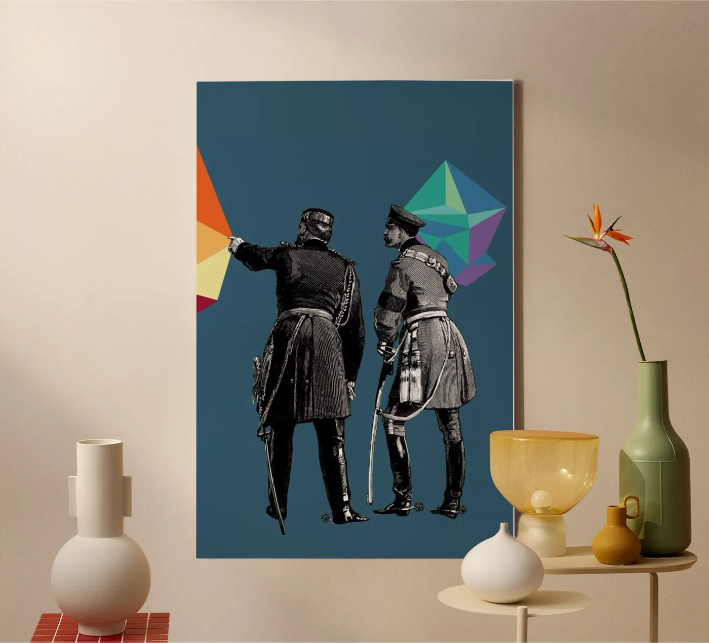 Blue Pointers canvas van The Gently Unfurling Sneak