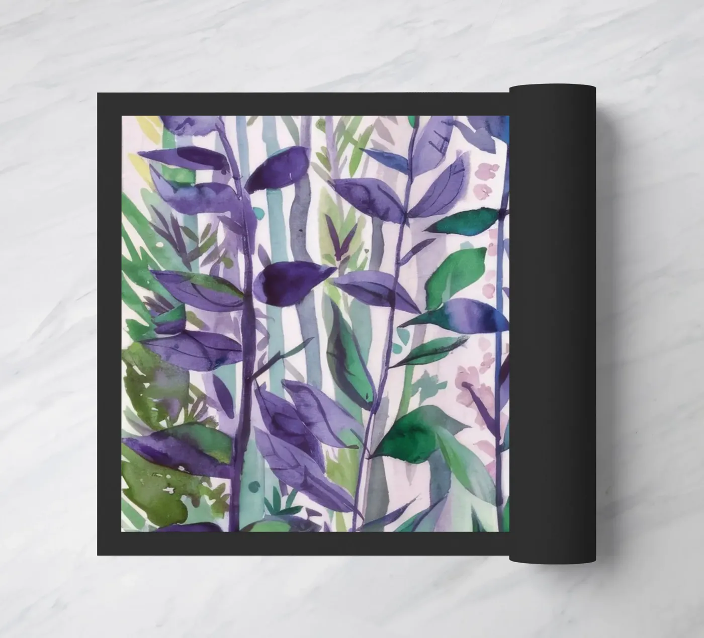 Hidden Garden Echo doormat by Solestice Strokes