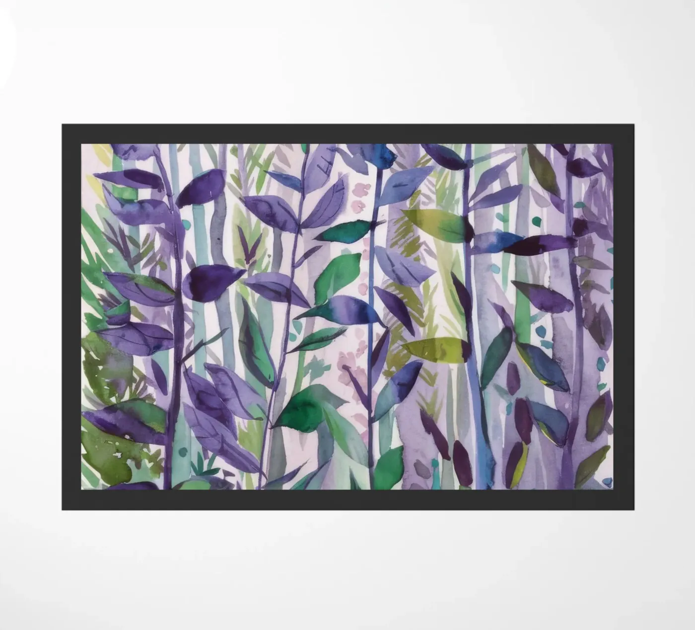 Hidden Garden Echo doormat by Solestice Strokes