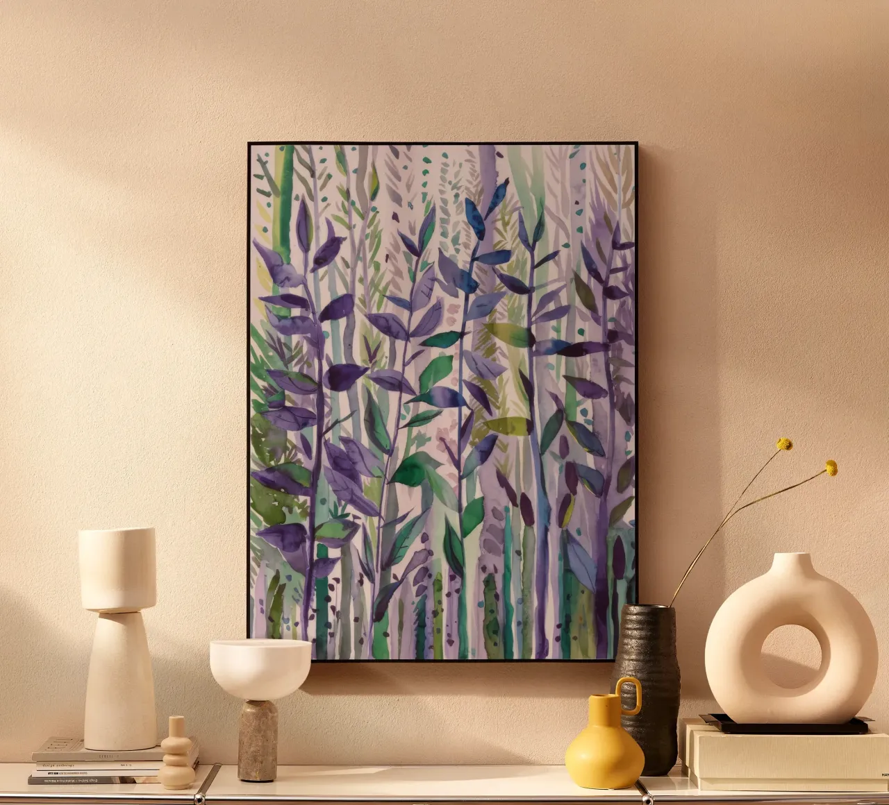 Jardin caché Echo plexiglas de Solestice Strokes