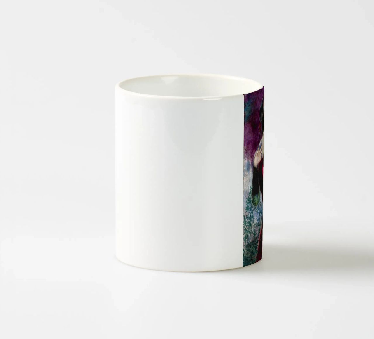 Marc Chagall Gli amanti tazza in ceramica da Kunze Gallery