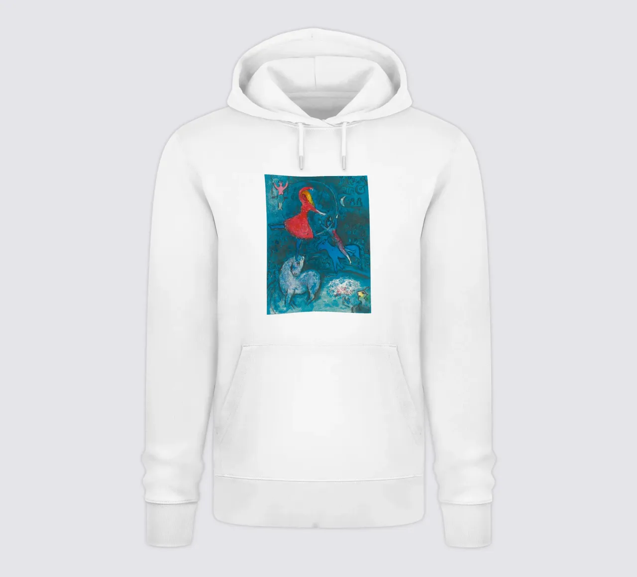 Marc Chagall Il circo, un piatto felpa con cappuccio da Kunze Gallery