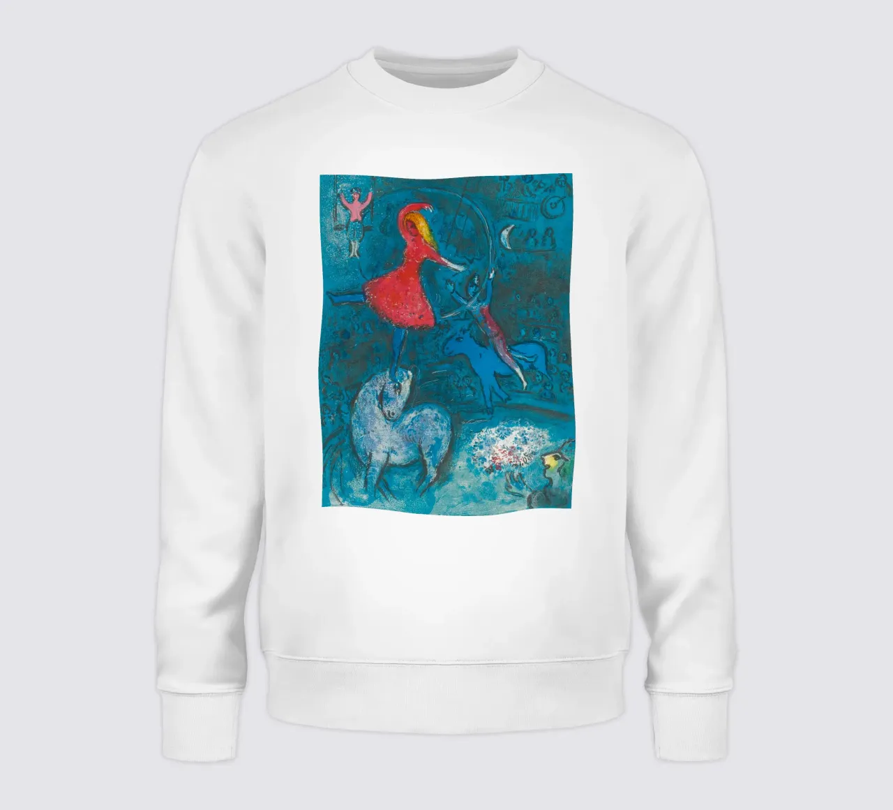 Marc Chagall Der Zirkus Ein Teller Sweatshirt von Kunze Gallery