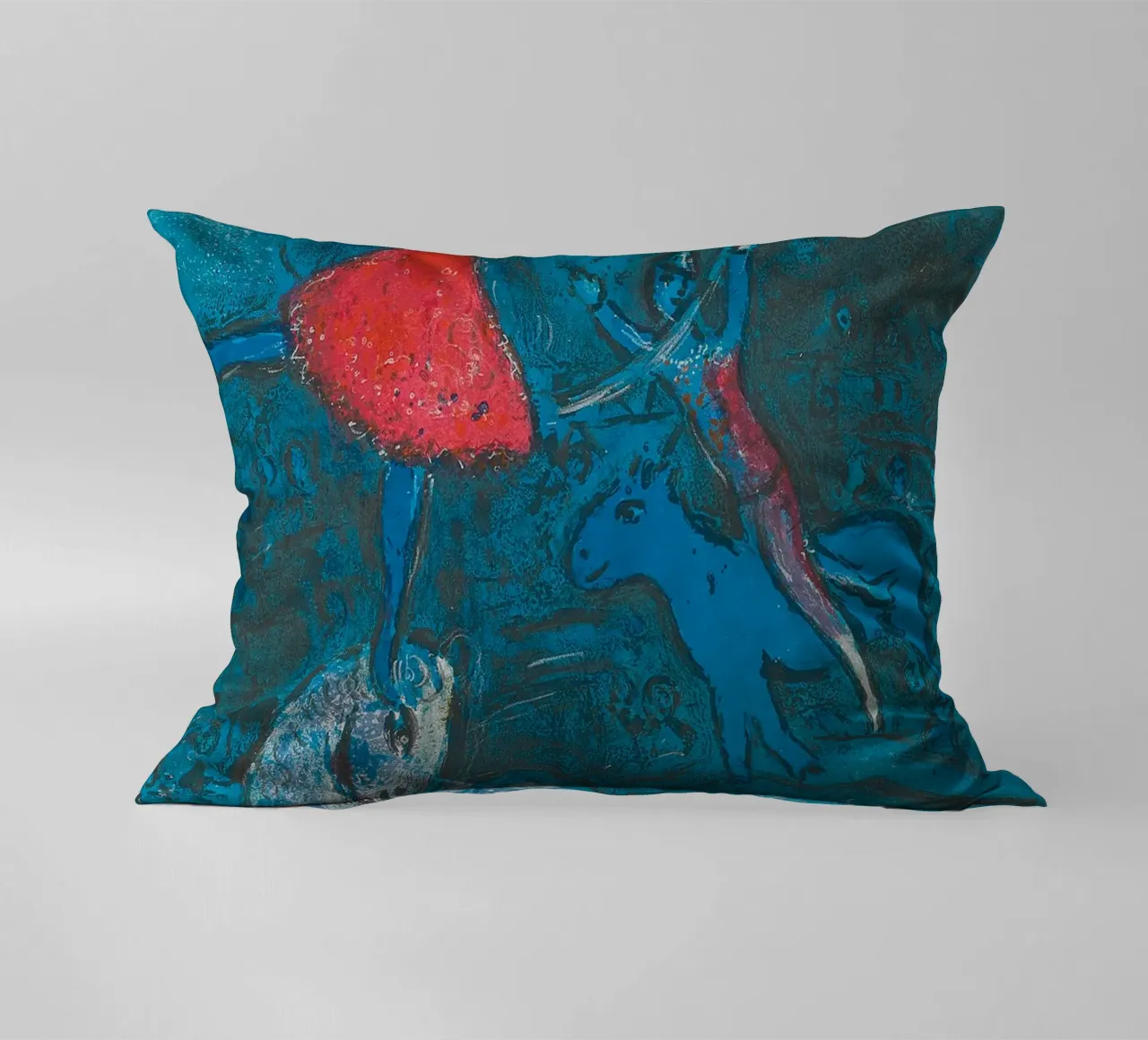 Marc Chagall Il circo, un piatto cuscino da Kunze Gallery