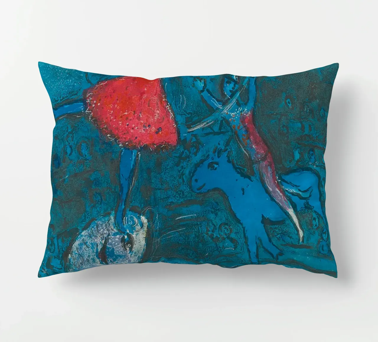 Marc Chagall Il circo, un piatto cuscino da Kunze Gallery