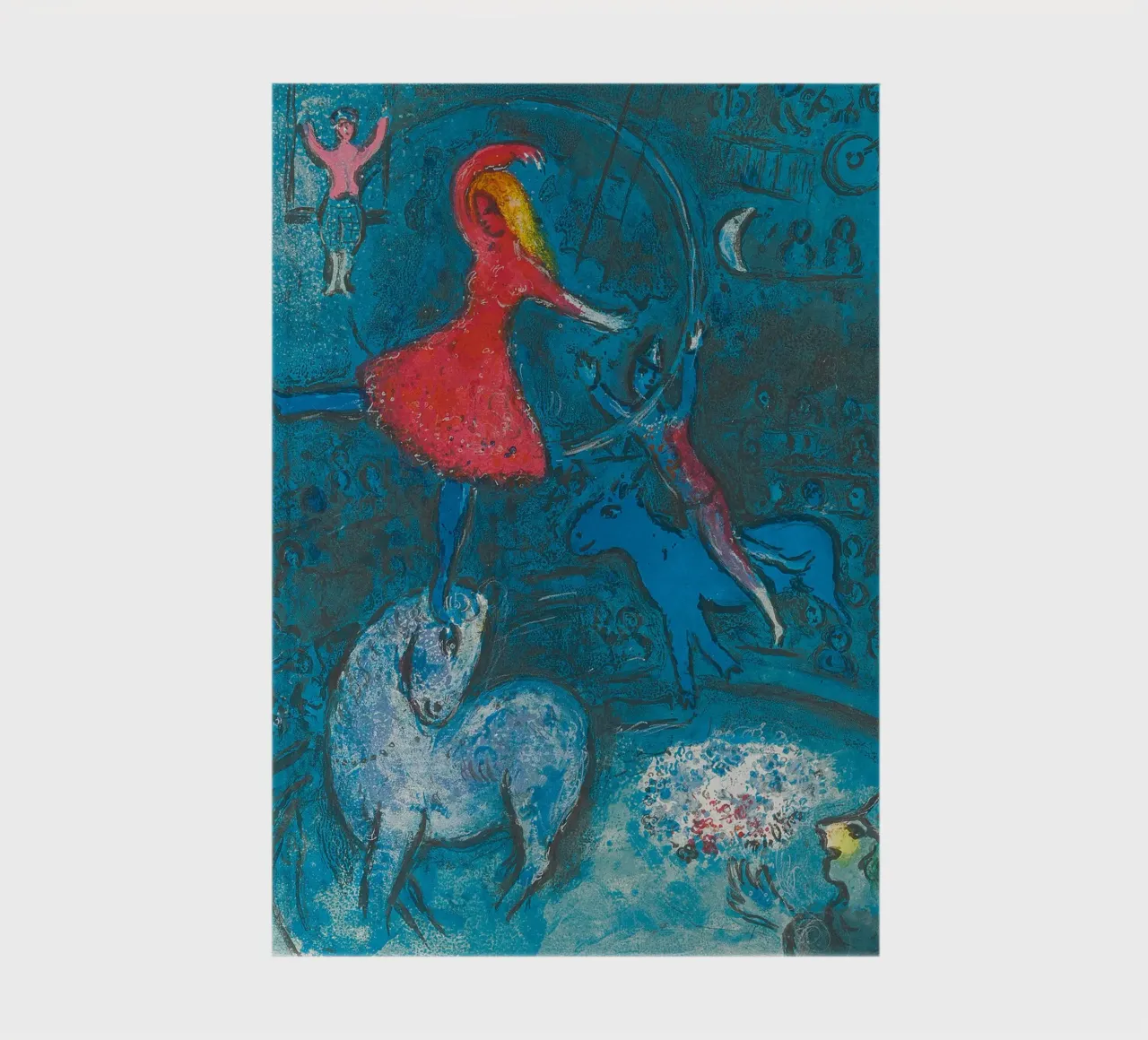 Marc Chagall Il circo, un piatto diario da Kunze Gallery