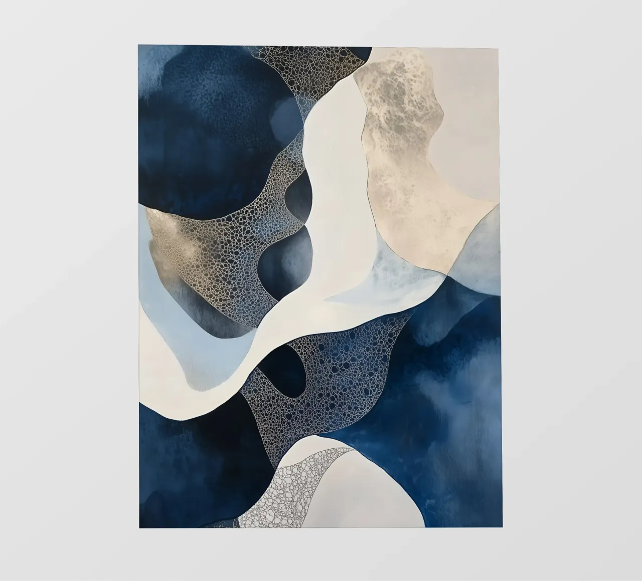 Forme astratte blu tre pellicola backlit da LaylaOzHome