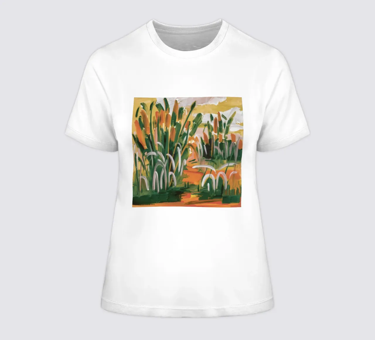 Harvest Light Dance women's fitted t-shirt by Solestice Strokes