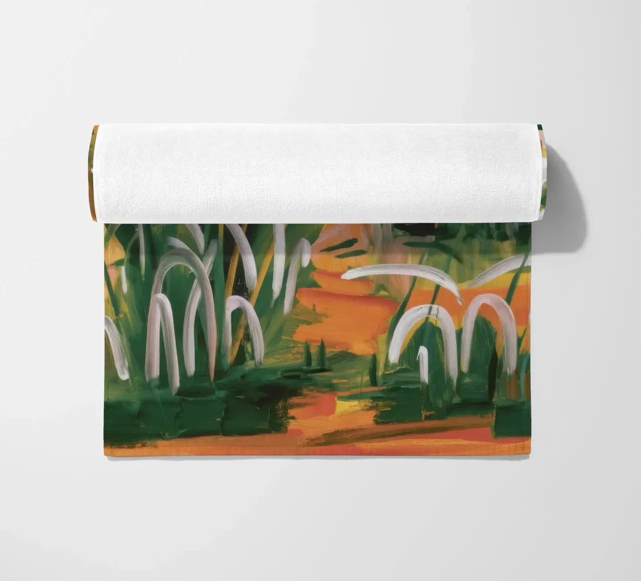 Harvest Light Dance beach towel by Solestice Strokes