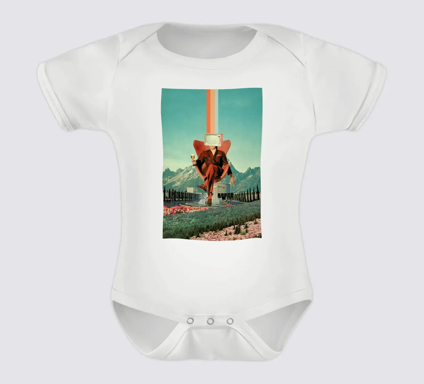 Enemy Kurzarm Babybody von Frank Moth