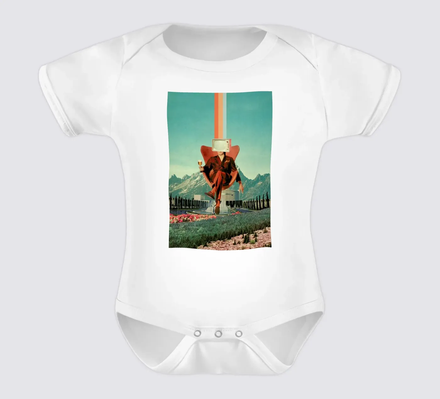 Enemy Kurzarm Babybody von Frank Moth