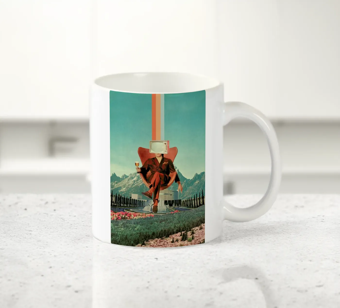 Enemy ceramic mug by Frank Moth