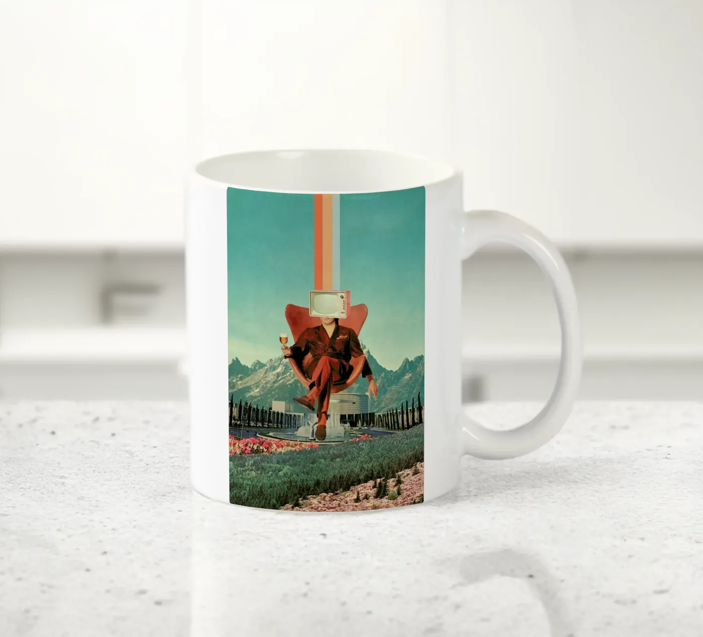 Enemy ceramic mug by Frank Moth