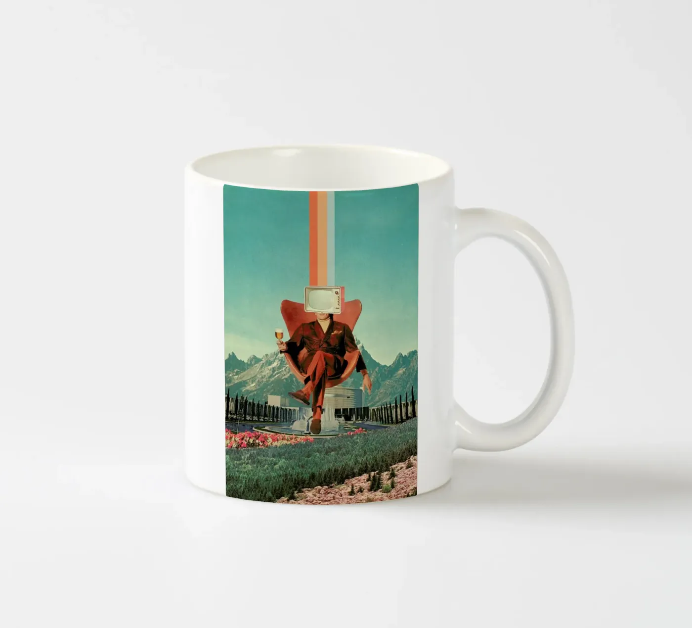 Enemy ceramic mug by Frank Moth