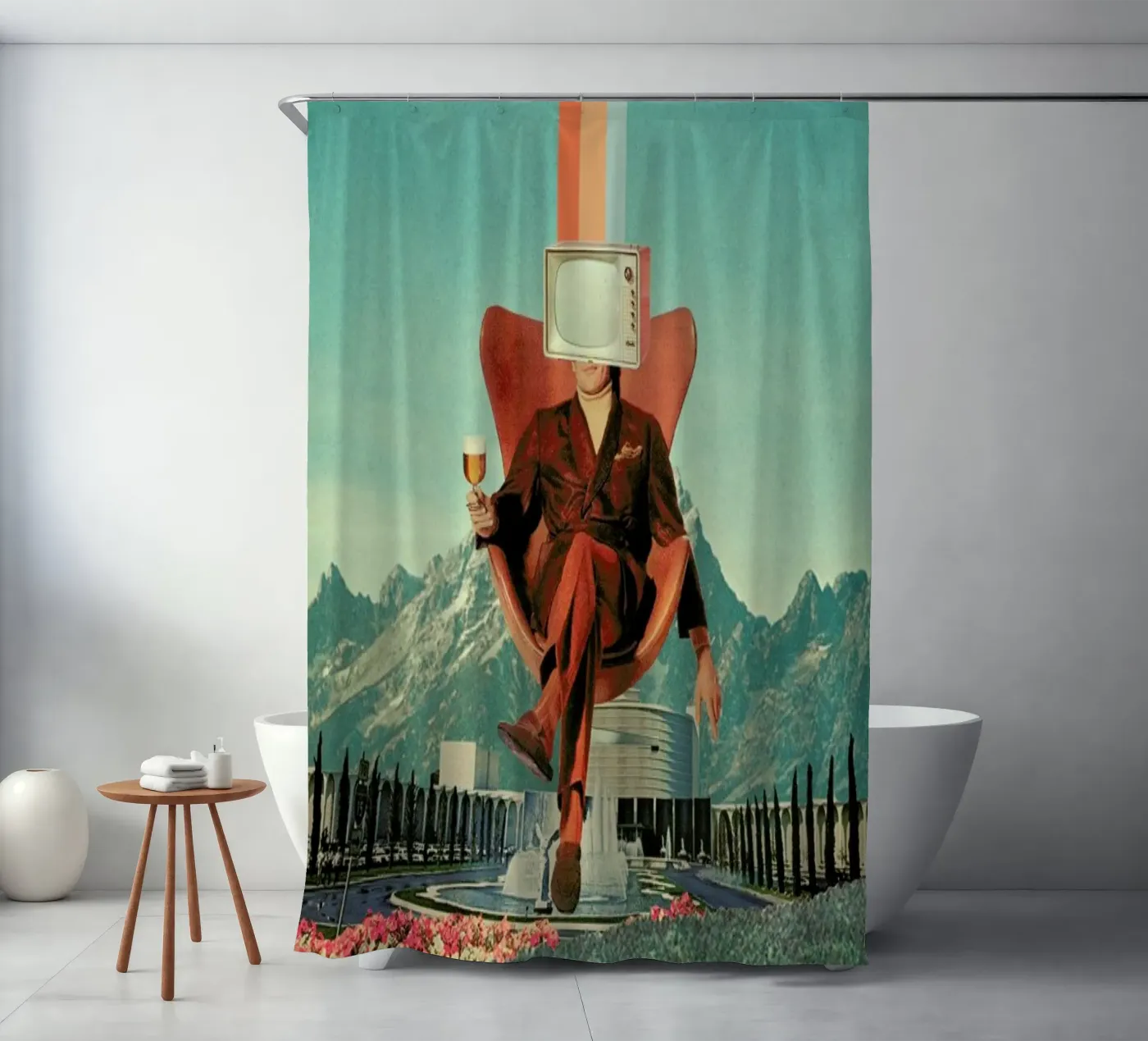 Enemy Duschvorhang von Frank Moth