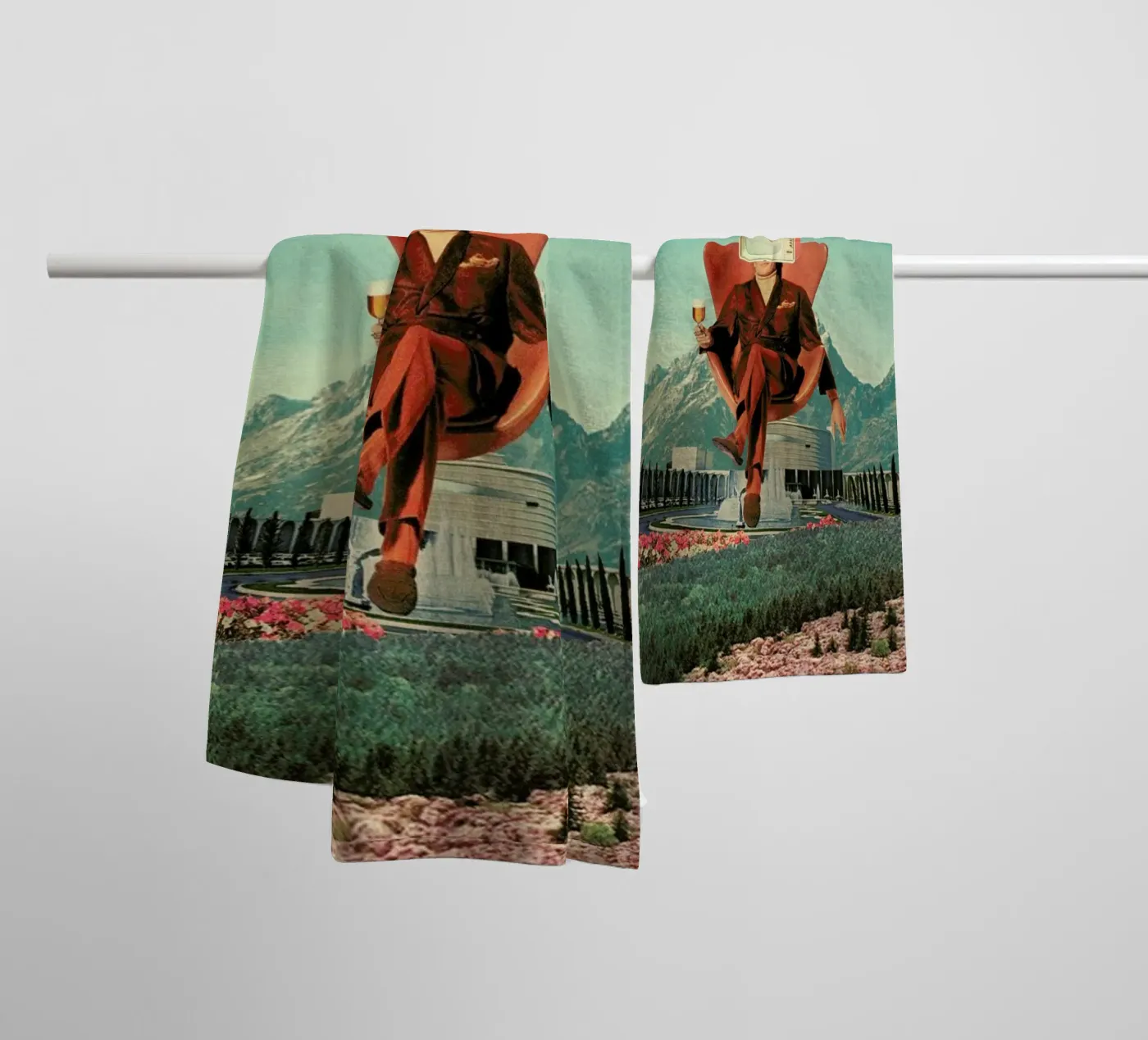 Enemy badhanddoek van Frank Moth